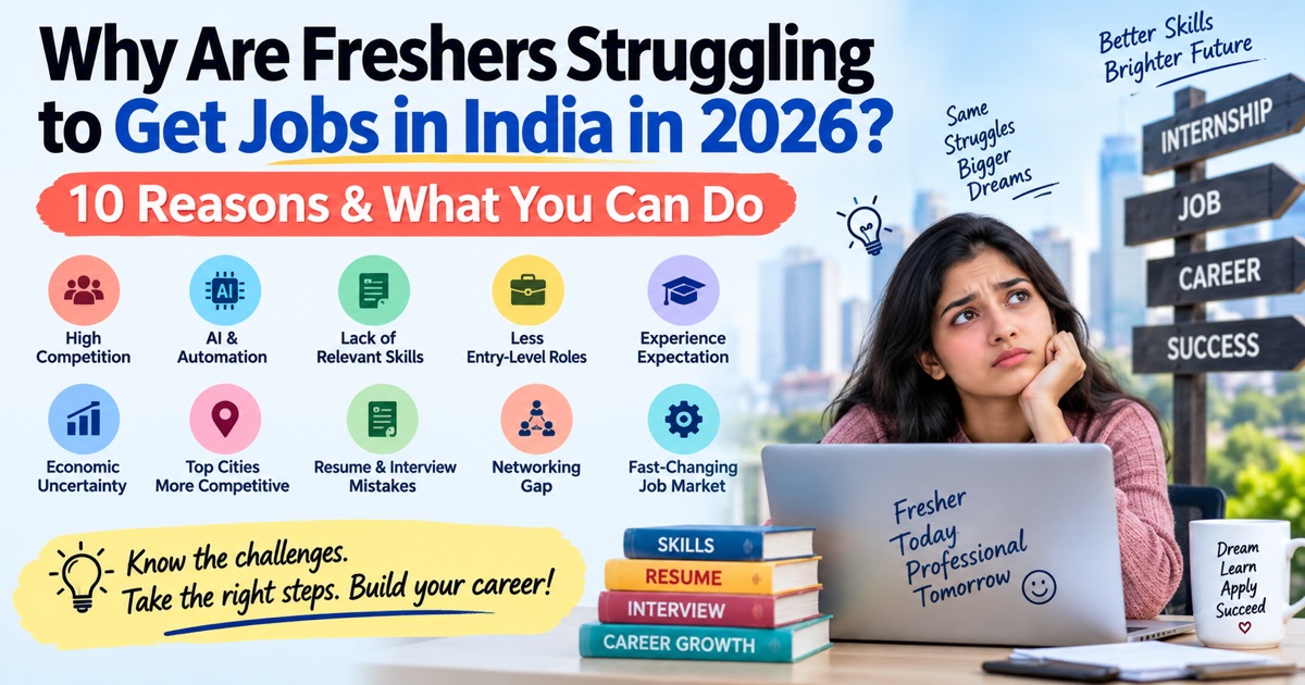 Why freshers are struggling to get jobs in India in 2026